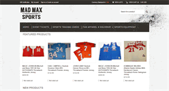 Desktop Screenshot of madmaxsports.com